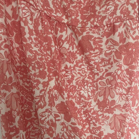 Peony Off-the-shoulder Floral-print Linen Maxi Dress - Picture 4 of 7